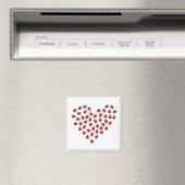 Ladybug Love Heart Magneet (Insitu (Vaatwasser))