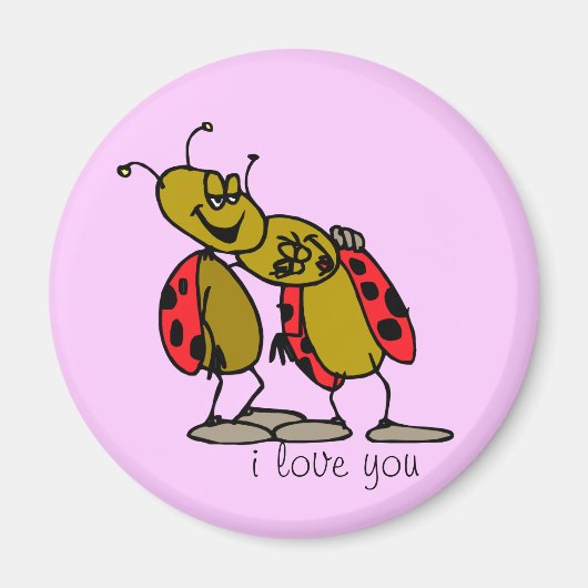 Ladybug Love Magnet (Devant)