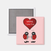 Ladybug Love Magnet (Recto/Verso)