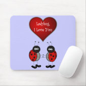 Ladybug Love Mousepad Muismat (Met muis)