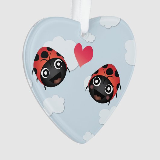 Ladybug Love Ornament (voorkant)