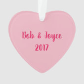 Ladybug Love Ornament (achterkant)