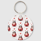 Ladybug Love (personalized) Sleutelhanger (Voorkant)
