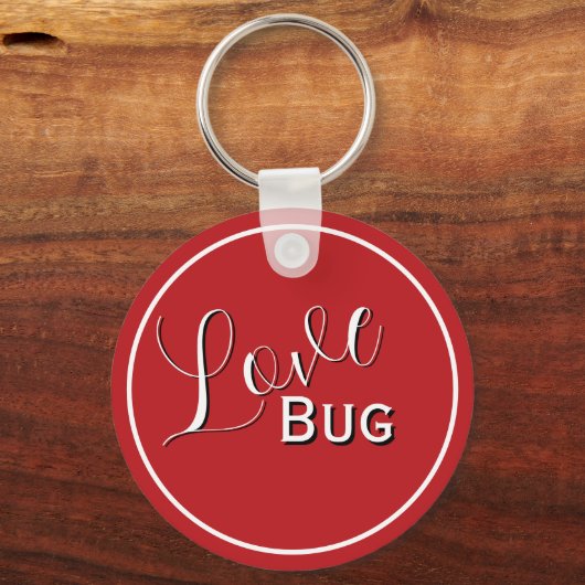 Ladybug Love (personalized) Sleutelhanger (Achterkant)