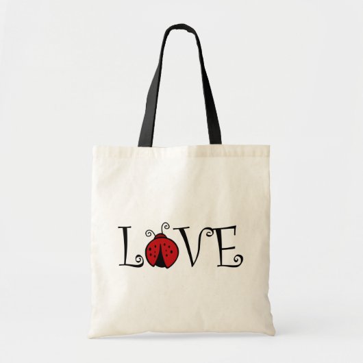 Ladybug Love Totebag Tote Bag (Voorkant)
