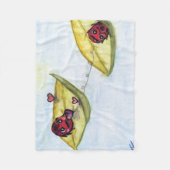 Ladybug Lovers Fleece Deken (Voorkant)