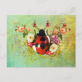 Ladybug Luck Briefkaart