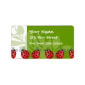 Ladybug Luck Etiket (Voorkant)