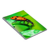 Ladybug Macro Spiral Notebook Nature Art Journal (Côté Droit)