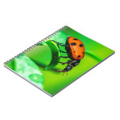 Ladybug Macro Spiral Notebook Nature Art Journal (Côté gauche)