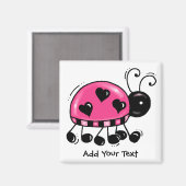 Ladybug Magnet - SRF Magneet (Voorkant / Achterkant)