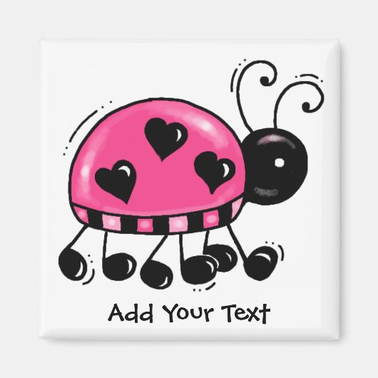 Ladybug Magnet - SRF Magneet (Voorkant)