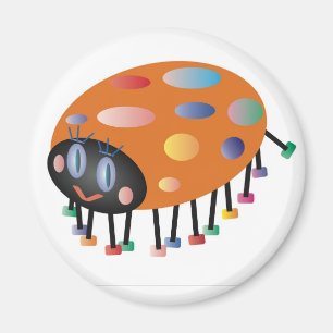 LADYBUG MAGNET VAN JIM MALTESE MAGNEET