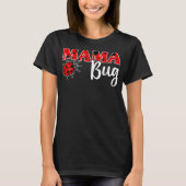 Ladybug Mam van de 'Birthday Girl'-Moederdag T-shirt (Voorkant)
