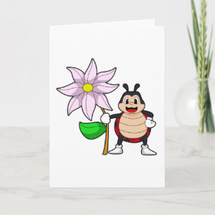 Ladybug met Flower.PNG Kaart