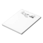 Ladybug met leuke staart notitieblok (Gedraaid)