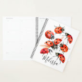 Ladybug met rode en zwarte Waterverf Planner (Display)