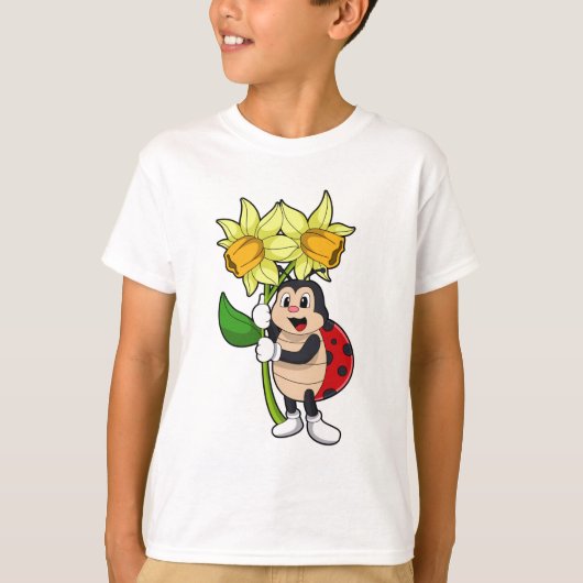 Ladybug met ventilator t-shirt (Voorkant)