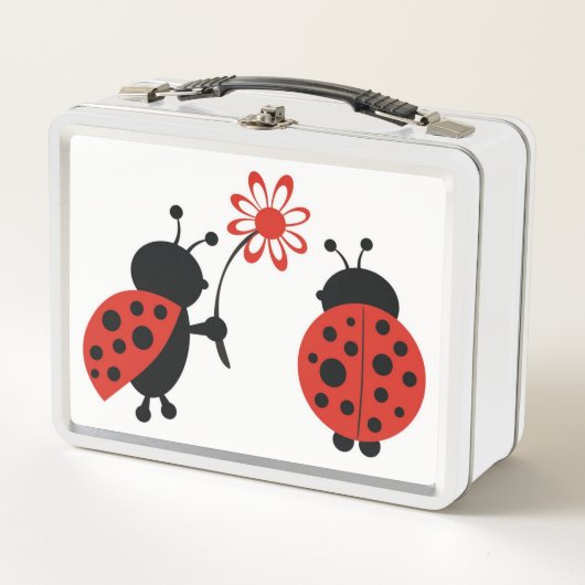 Ladybug Metal Lunch Box (Voorkant)