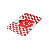Ladybug Monogram Badmat (Gekanteld)