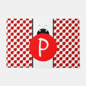 Ladybug Monogram Deurmat (Voorkant)