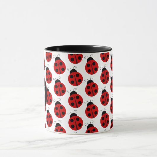 Ladybug Monogram Mug (Centre)