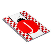 Ladybug Monogram Notitieboek (Rechterzijde)