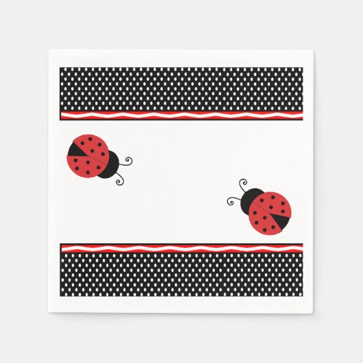 Ladybug Napkins Servet (Voorkant)