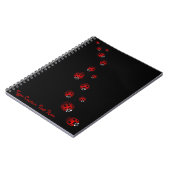 Ladybug Notebook Custom Ladybug Journal Book Gifts Notitieboek (Linkerzijde)