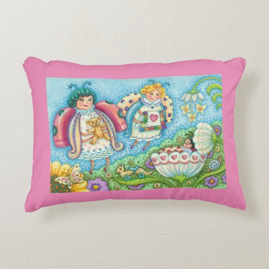 Ladybug Nursery COUSSIN ACCENT frontière (Devant)