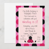 ladybug, ons kleine ladybug is TWEE!Wij C... Kaart (Voorkant / Achterkant)