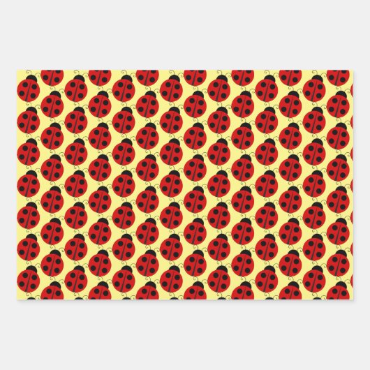 Ladybug-ontwerp Inpakpapier Vel (Voorkant 2)