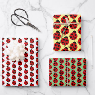 Ladybug-ontwerp Inpakpapier Vel
