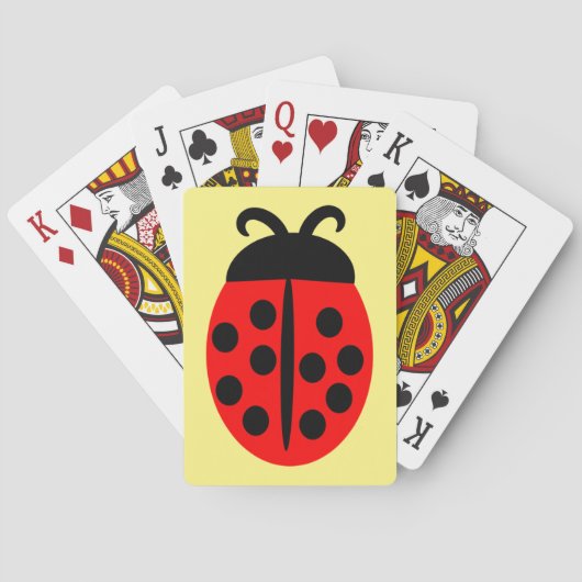 Ladybug-ontwerp Pokerkaarten (Achterkant)