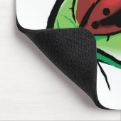 ladybug op blad muismat (Hoek)