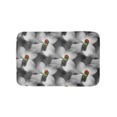 Ladybug op Dogwood Flower Natuur Pattern Badmat (Voorkant)