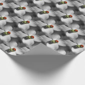 Ladybug op Dogwood Flower Natuur Pattern Cadeaupapier (Hoek)