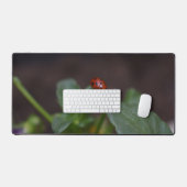 Ladybug op Flowers Bureaumat (Keyboard & Muis)