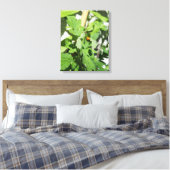 Ladybug op Flowers Canvas Afdruk (Insitu (Slaapkamer))
