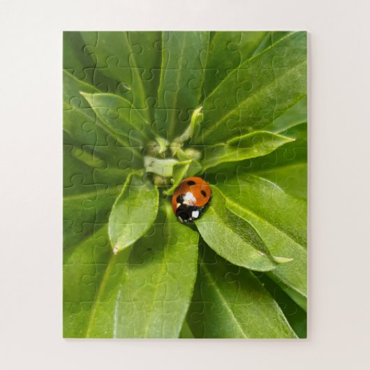 Ladybug op Flowers Legpuzzel (Verticaal)