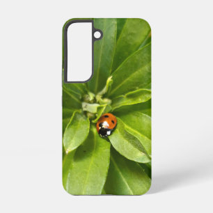 Ladybug op Flowers Samsung Galaxy Hoesje