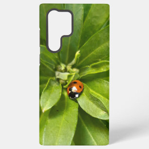 Ladybug op Flowers Samsung Galaxy Hoesje