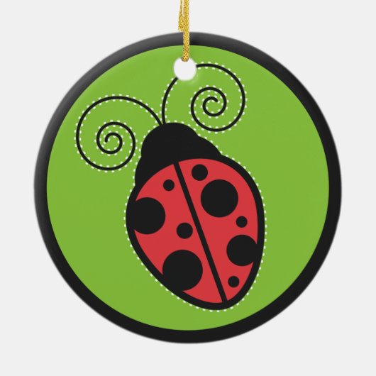 Ladybug Ornament (Achterkant)