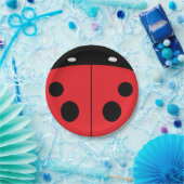 Ladybug Papieren Bordje (Feest)