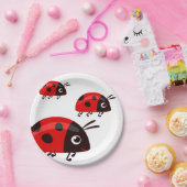 Ladybug Papieren Bordje (Feest)