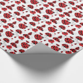 Ladybug Party Gift Wrapping Paper Cadeaupapier (Hoek)