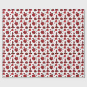 Ladybug Party Gift Wrapping Paper Cadeaupapier (Vlak)