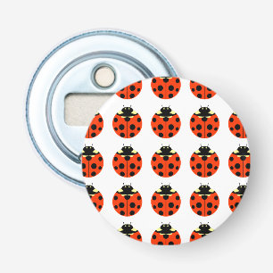 ladybug-patroon button flesopener