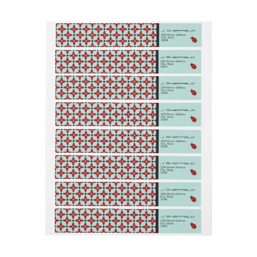 Ladybug Pattern (Vel)