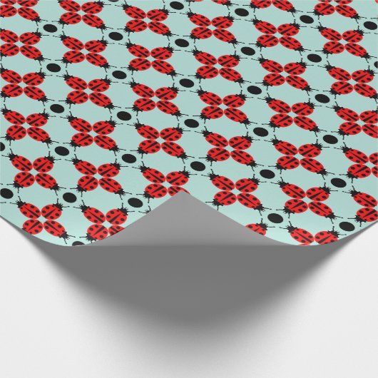 Ladybug Pattern Cadeaupapier (Hoek)